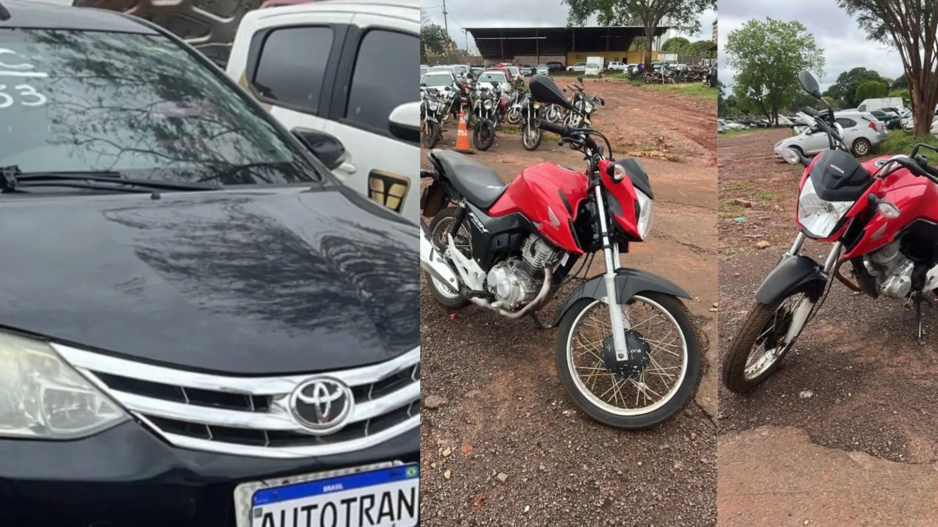 Com lances a partir de R$ 4 mil, Detran-MS leiloa 95 motocicletas e 13 carros